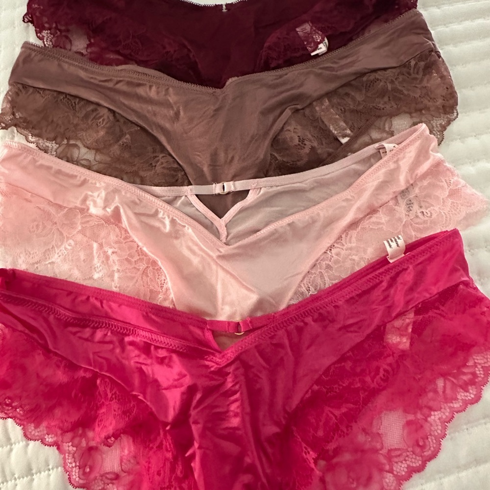 Victorias Secret Lace Panty Set new L